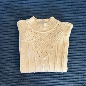 BLAIR chunky knit sweater with a mock turtleneck
